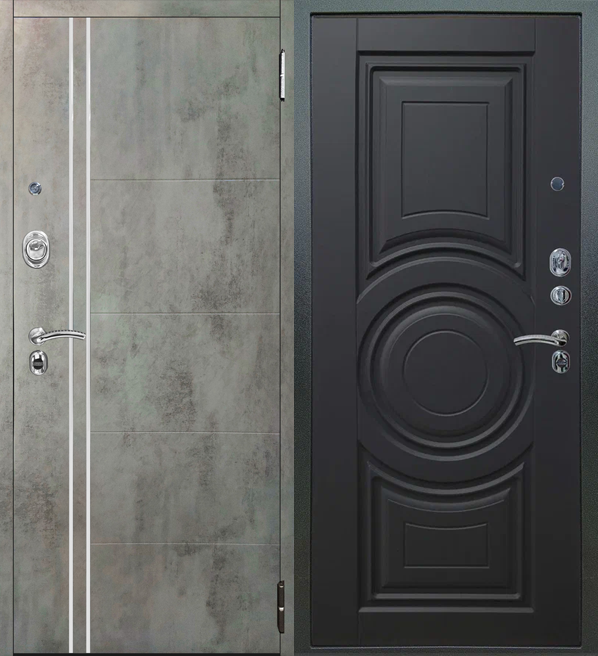 Дверь входная Аргус ЛЮКС АС-2П Лофт темный бетон - купить в Орехово-Зуево
