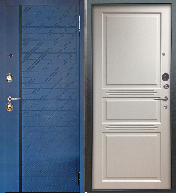 Дверь входная Аргус Люкс 3К 2П Тори синий софт - купить в Орехово-Зуево