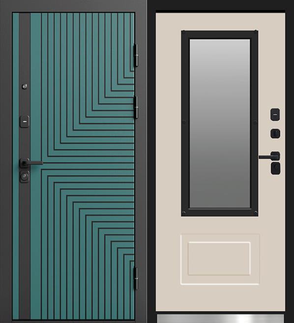 Дверь входная Termodoor Квантум Velutto Verde - купить в Орехово-Зуево