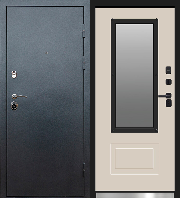 Дверь входная Termodoor Техно Серебро Антик - купить в Орехово-Зуево